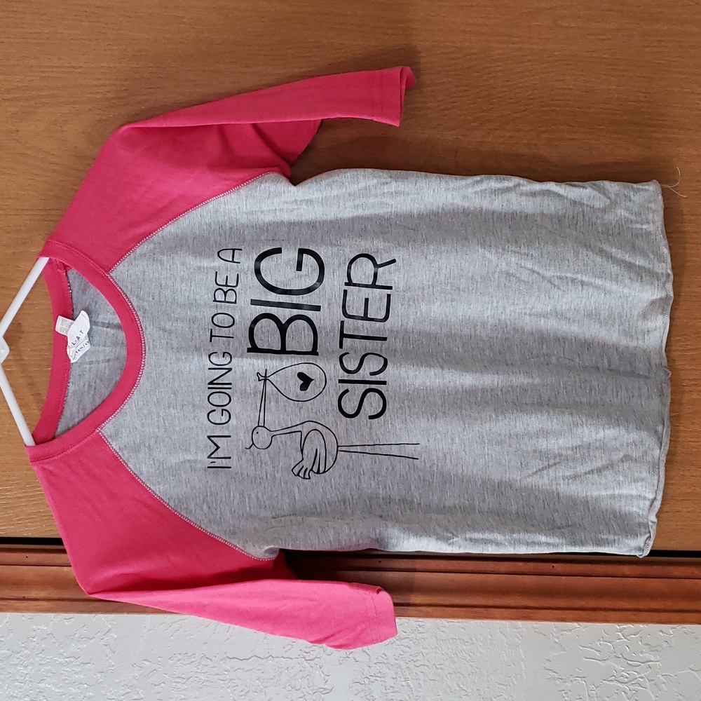 Youth Raglan Tee, Size Med